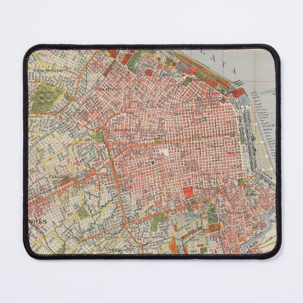 Item preview, Vintage Buenos Aires Argentina Map (1912) The Queen of El Plata Atlas designed and sold by BravuraMedia.