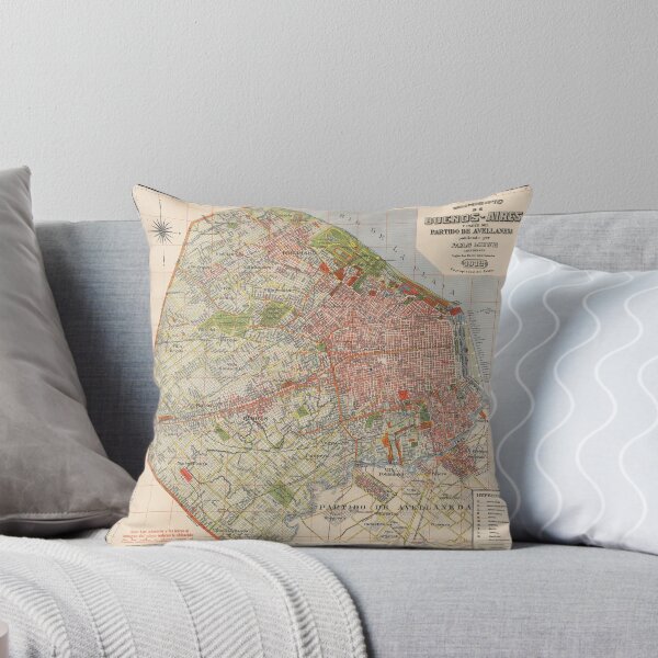 Item preview, Vintage Buenos Aires Argentina Map (1912) The Queen of El Plata Atlas designed and sold by BravuraMedia.