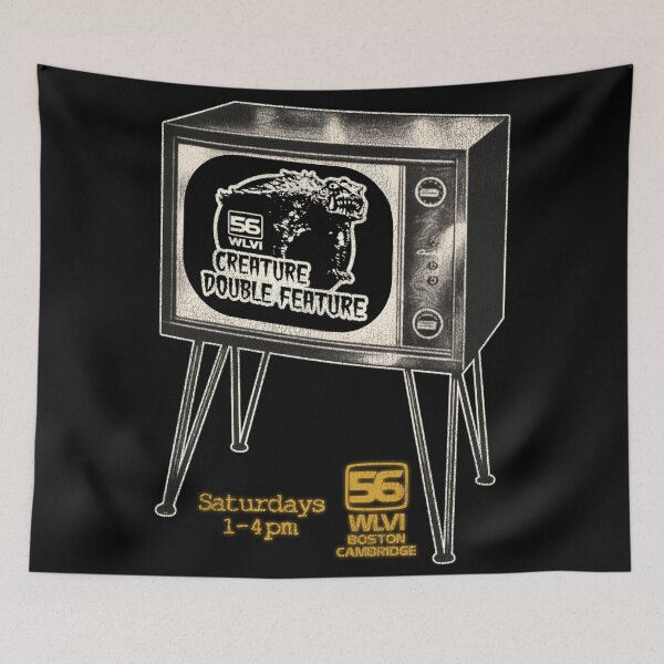 Item preview, Creature Double Feature 70s Horror WLVI 56 Boston designed and sold by ourkid.