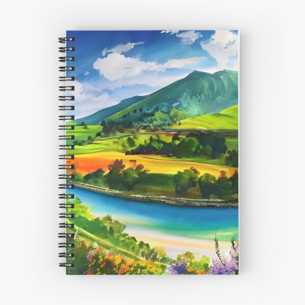 Item preview, Serenity's Haven: A Breathtaking Watercolor Landscape designed and sold by masabo.