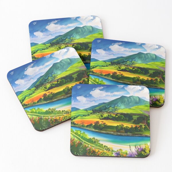 Item preview, Serenity's Haven: A Breathtaking Watercolor Landscape designed and sold by masabo.