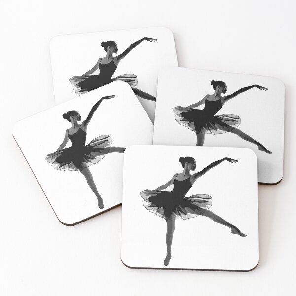Item preview, Classic ballerina in shades of gray designed and sold by Kanosc.