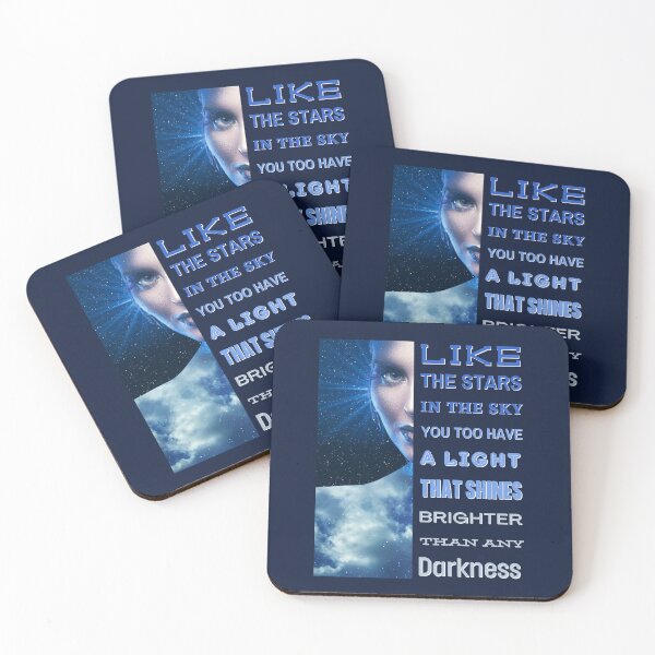 Item preview, Like the stars in the sky - Self Motivational Inspirational Quote designed and sold by Heartee.
