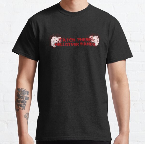 Item preview, Catch these Helldiver hands designed and sold by FadeToObsidian.