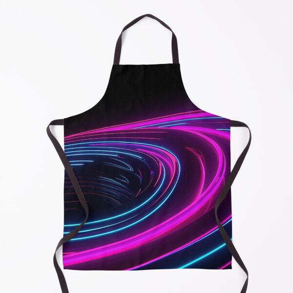Item preview, Neon Dreams: Colorful Spiral on a Black Background designed and sold by FireScreen.