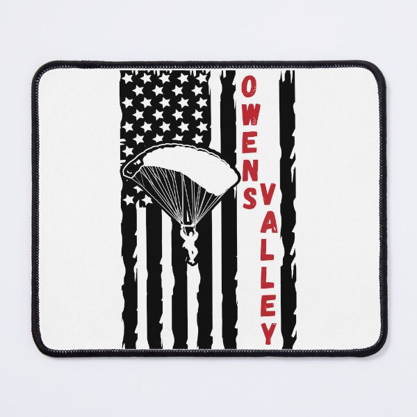 Item preview, Skydiving in Owens Valley, California CA - Vintage Paragliding Parachuting Logo designed and sold by Vintage-TM.