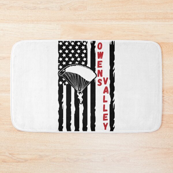 Item preview, Skydiving in Owens Valley, California CA - Vintage Paragliding Parachuting Logo designed and sold by Vintage-TM.