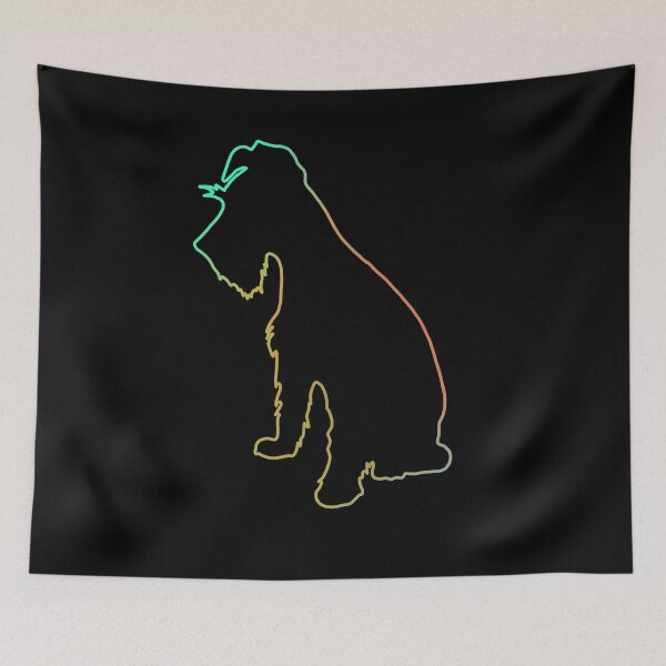 Item preview, Love Schnauzer Colorful Line designed and sold by hemp3x.