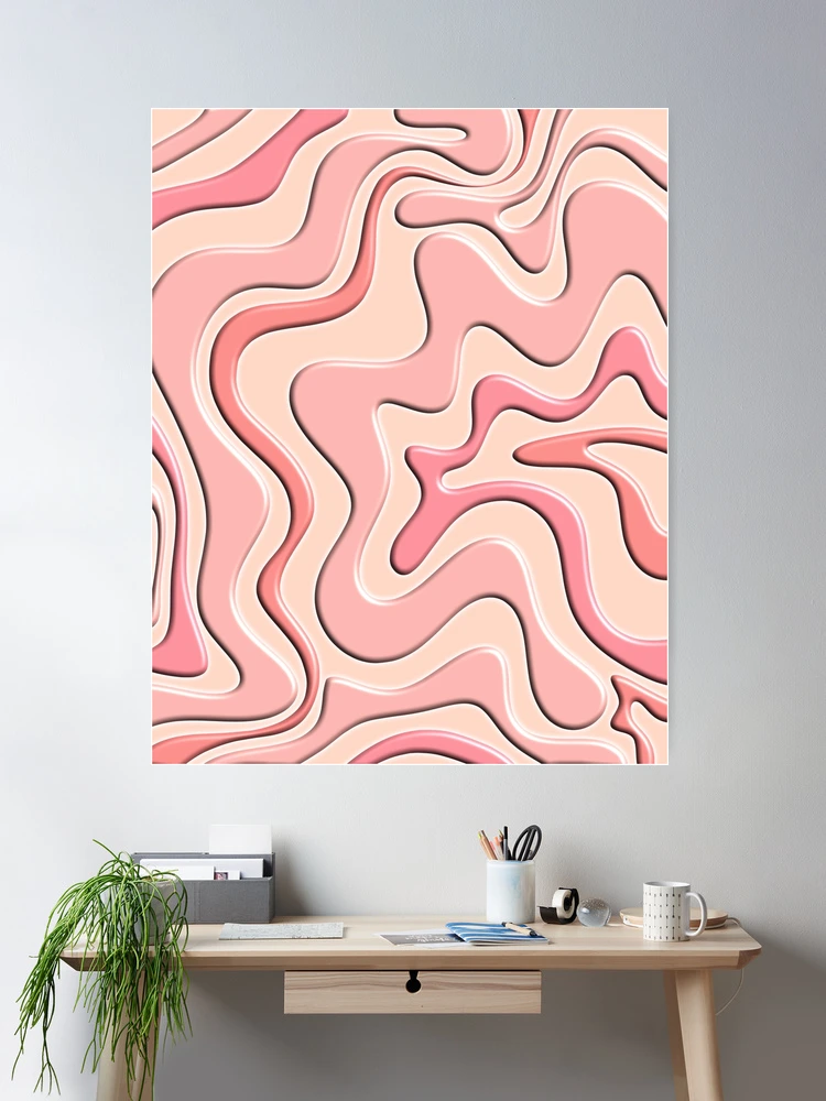 kyne untitled pink & orange silkscreen