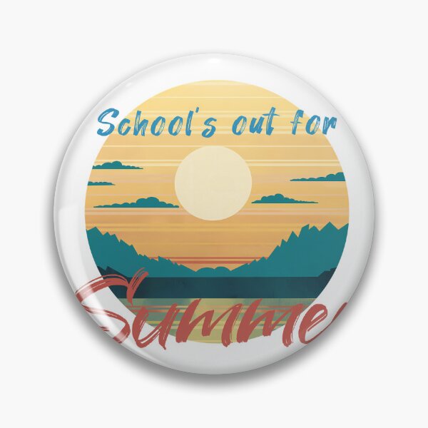 Item preview, Cute Retro Schools out for Summer teacher sunset shirt designed and sold by SweetWhiskers.
