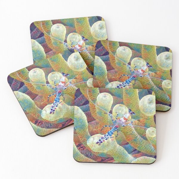 Item preview, Blue shrimp with Anemone designed and sold by WendySSEAS.