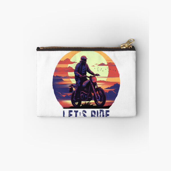 Item preview, Motorcycle Let's Ride in Sunset designed and sold by cy312.