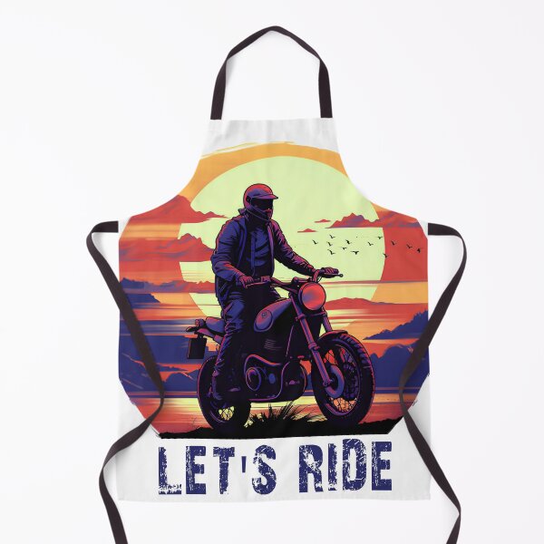 Item preview, Motorcycle Let's Ride in Sunset designed and sold by cy312.
