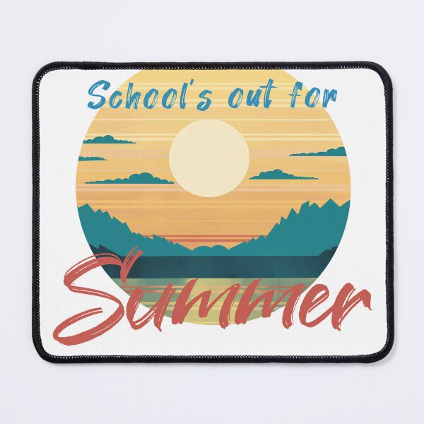 Item preview, Cute Retro Schools out for Summer teacher sunset shirt designed and sold by SweetWhiskers.