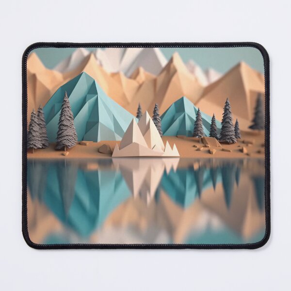 Item preview, origami mountains designed and sold by experimentingAI.