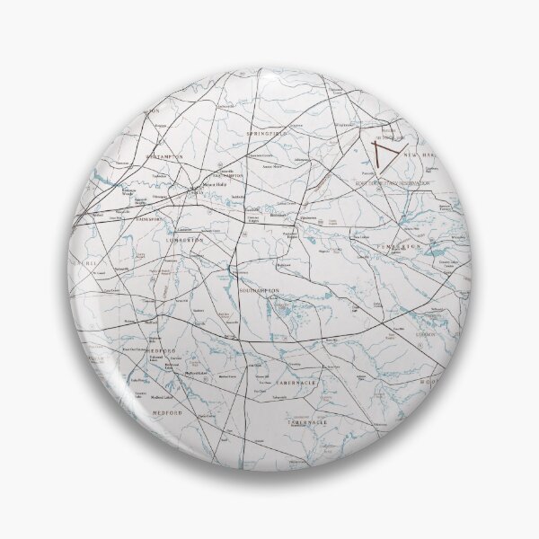 Item preview, Burlington County NJ Map (1986) Vintage Southern New Jersey Atlas designed and sold by BravuraMedia.