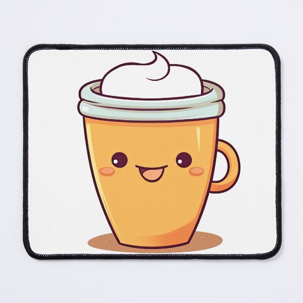 Item preview, cute cartoon hot chocolate designed and sold by Pinkbirdie.