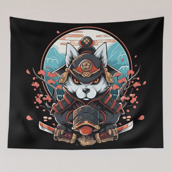 Item preview, Kawaii Samurai Dog designed and sold by FurFashion.