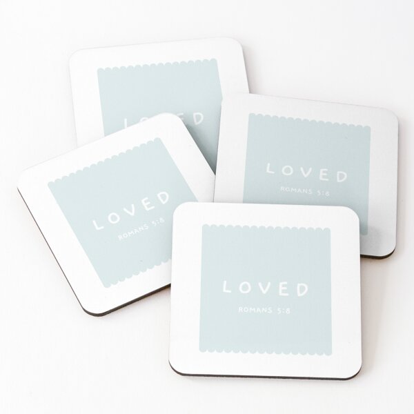 Item preview, Loved. Romans 5:8 designed and sold by GMM Designs.