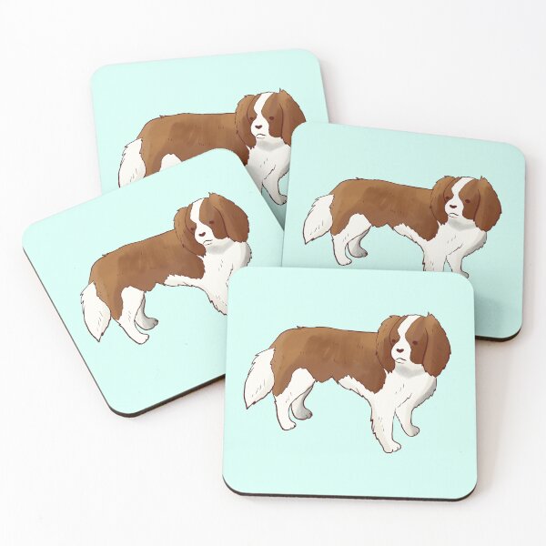 Item preview, Cute king charles spaniel illustration  designed and sold by Mayarart.