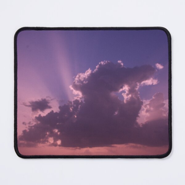 Item preview, Purple sunrays coming through clouds designed and sold by Evelynsphoto.