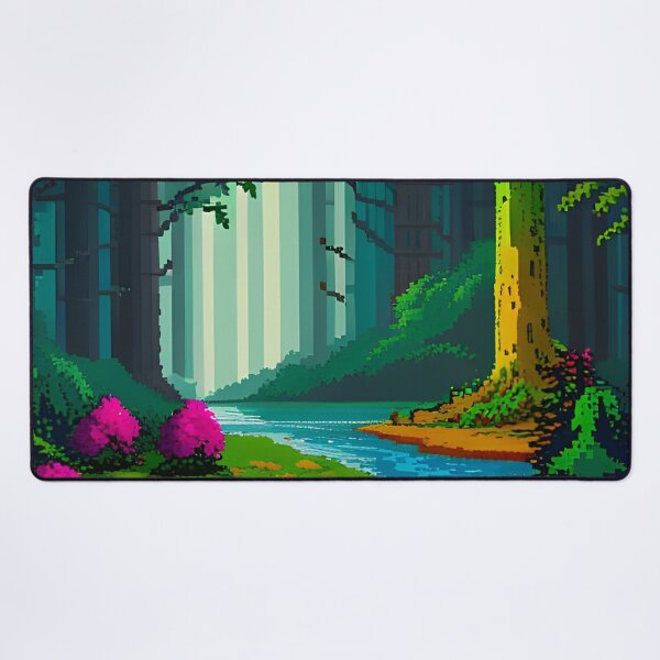 Dense wild forest pixel art Sticker for Sale by brandway