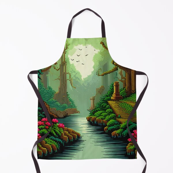 Item preview, A forest stream pixel art designed and sold by brandway.