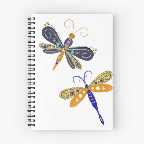 Item preview, Blue and Glitter dragonflies designed and sold by PritiRawtoo.