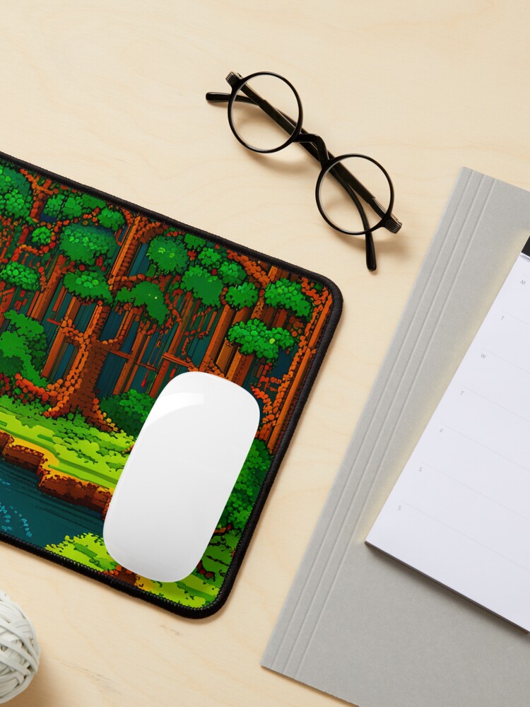 Dense wild forest pixel art Sticker for Sale by brandway