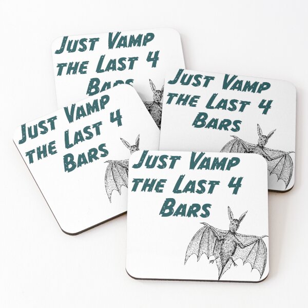 Item preview, Just Vamp the Last 4 Bars designed and sold by jazznerdparade.