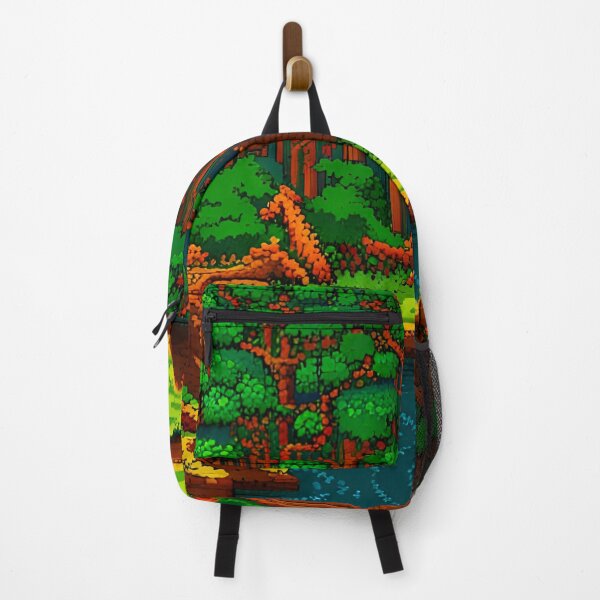 Item preview, Dense wild forest pixel art designed and sold by brandway.