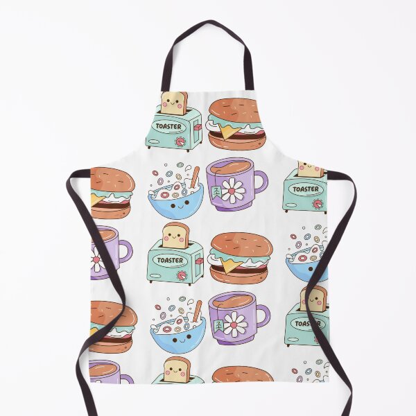 Item preview, Perfect Breakfast Kawaii Illustration, Set of 4 Cute Kawaii Designs designed and sold by OFMdesigns.