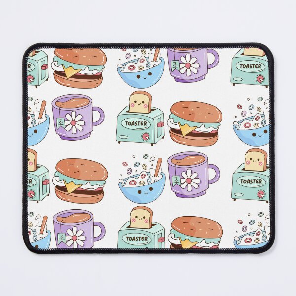 Item preview, Perfect Breakfast Kawaii Illustration, Set of 4 Cute Kawaii Designs designed and sold by OFMdesigns.
