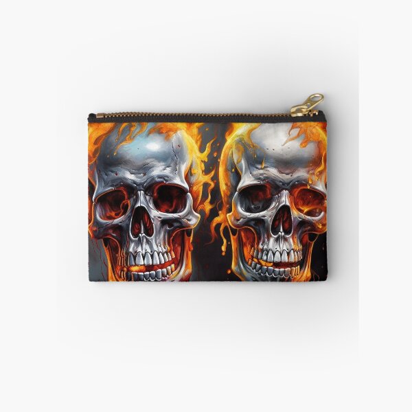 Item preview, Flaming Skulls designed and sold by BandanaMontana.