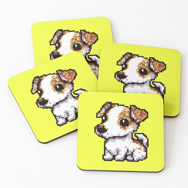 Item preview, Jack Russell Pixel Pal Yellow designed and sold by EveryKindaThing.