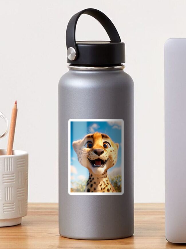 Custom Chester Cheetah Chibi Stainless Steel Water Bottle By Blackstone -  Artistshot