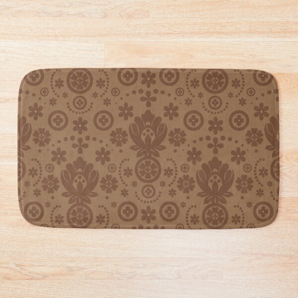 Item preview, Floral Eyelet Lace Pattern - Brown designed and sold by SilverPegasus.