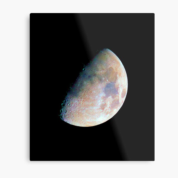 The moon in colour Metal Print