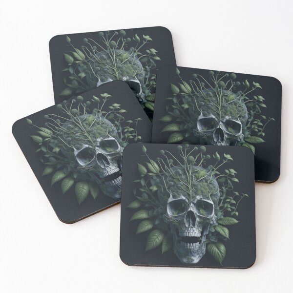 Item preview, Bones and Botany: Harmony of Life and Mortality designed and sold by shashtopia.