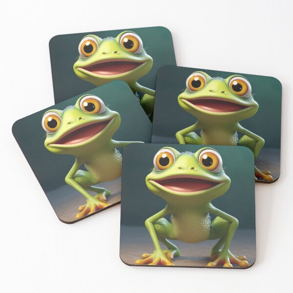 Item preview, Cute Cartoon Frog Artwork - Whimsical and Delightful Illustration for Frog Fans designed and sold by DoPrint.
