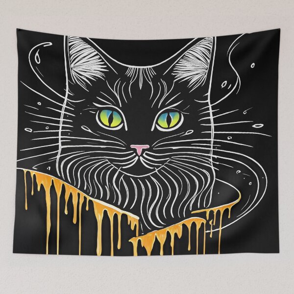 Item preview, Kitty leaking caramel designed and sold by notavabird.