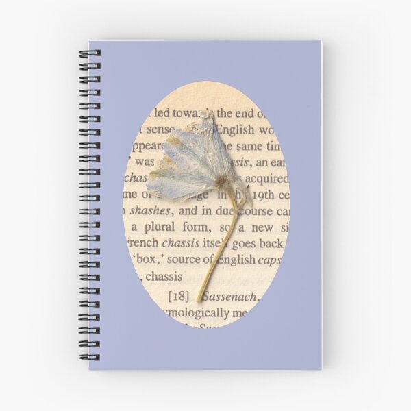 Item preview, Flower on vintage page A designed and sold by Julianum.