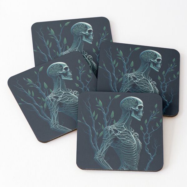 Item preview, Bones and Botany BioMech Fusion: A Cyberpunk Symphony" designed and sold by shashtopia.