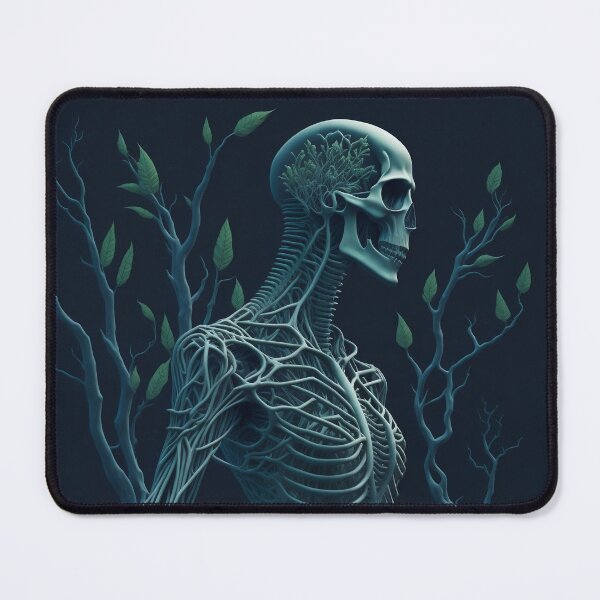 Item preview, Bones and Botany BioMech Fusion: A Cyberpunk Symphony" designed and sold by shashtopia.