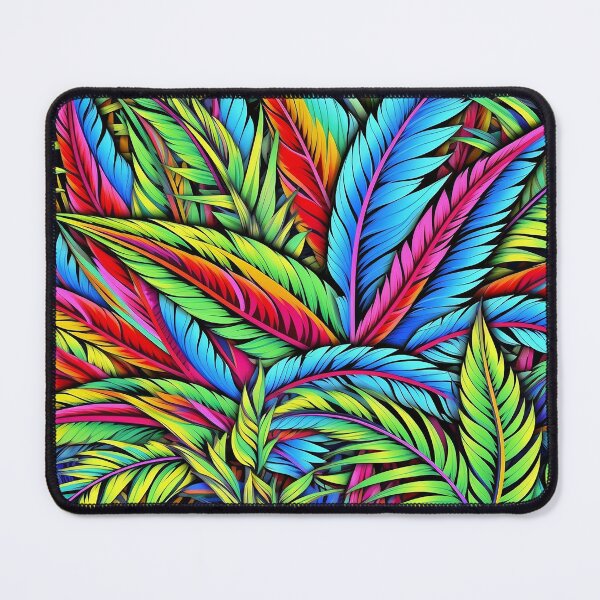 Item preview, Abstract Leafs Colorful Doodle Pattern designed and sold by Desfix.