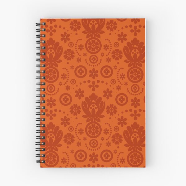 Item preview, Floral Eyelet Lace Pattern - Burnt Orange designed and sold by SilverPegasus.