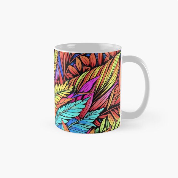 Item preview, Abstract Leafs Colorful Doodle Pattern designed and sold by Desfix.