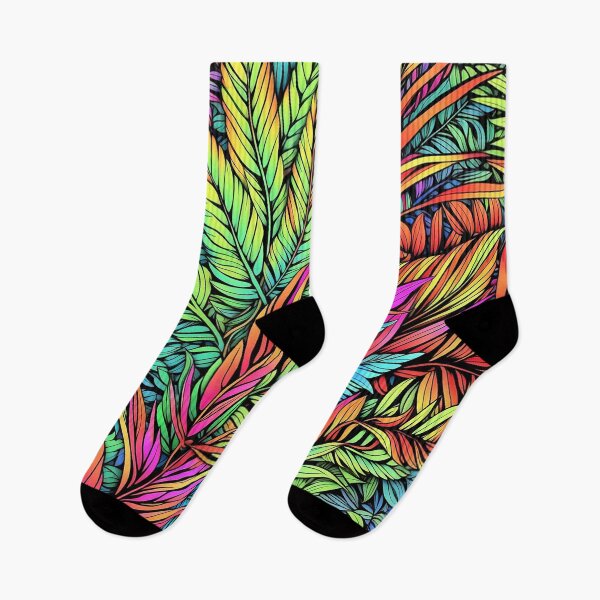 Item preview, Abstract Leafs Colorful Doodle Pattern designed and sold by Desfix.