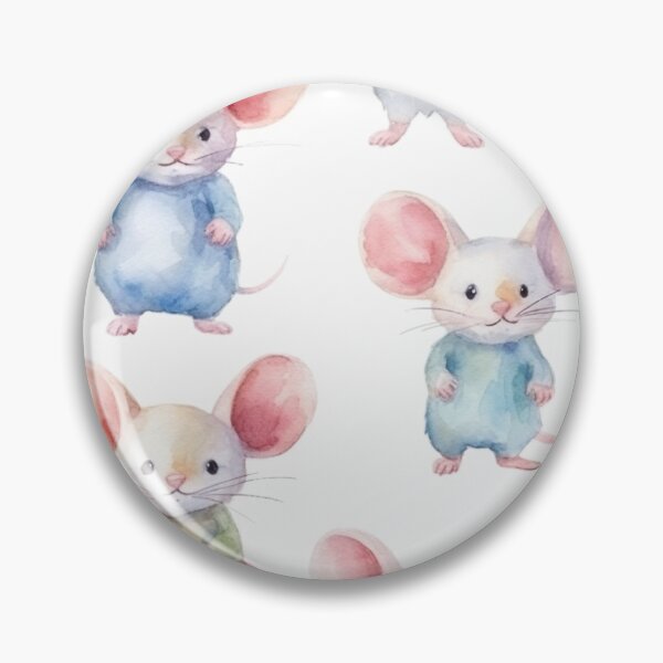 Item preview, Watercolor mice pattern designed and sold by petardera.