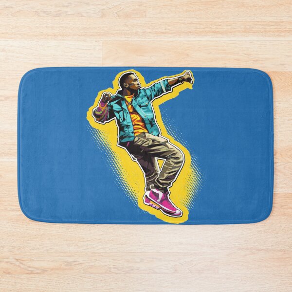 Item preview, Urban Rhymes: Street Art-Inspired Hip Hop Singer Sticker designed and sold by Juuskus.